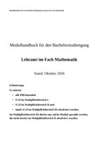 LAMathB-Modulhandbuch